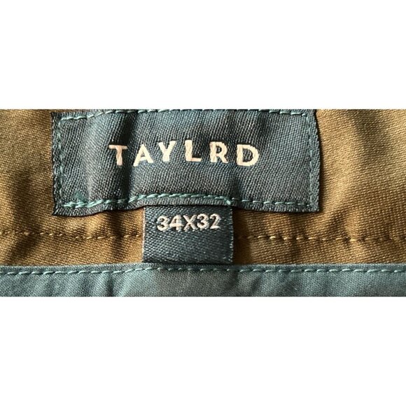 TAYLRD FIT WARP KNIT PANTSForest Green Size 34/32 - Picture 8 of 12